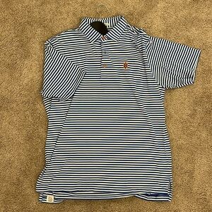 Peter Millar Striped Golf Polo